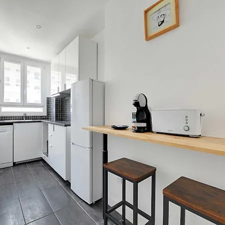 Bright Flat - 1br 4p - Javel Apartment *